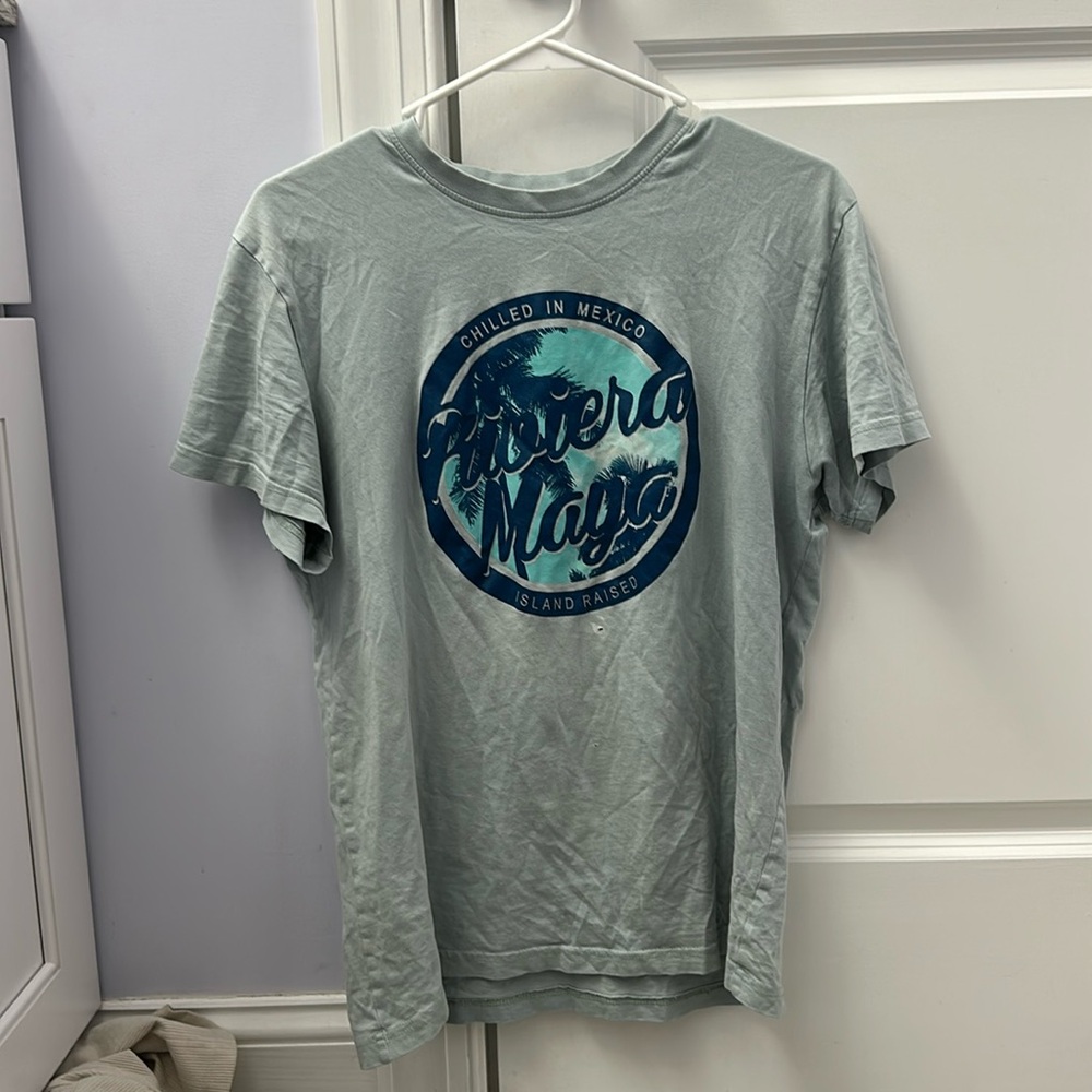 “Chilled in Mexico” Rivera Maya Island Raised T- Shirt